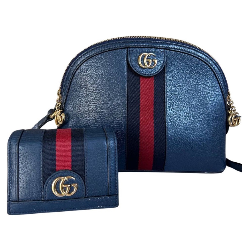 Authentic Gucci Ophidia Small Shoulder Bag Serial  499621 213317 w/ Card Holder
